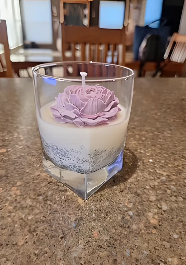 Handmade Candle - Pink